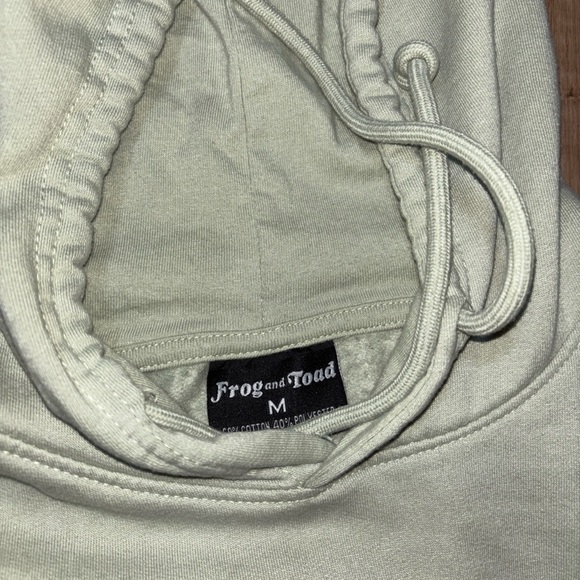Cream Hoodie with Frog Graphic - Picture 2 of 2